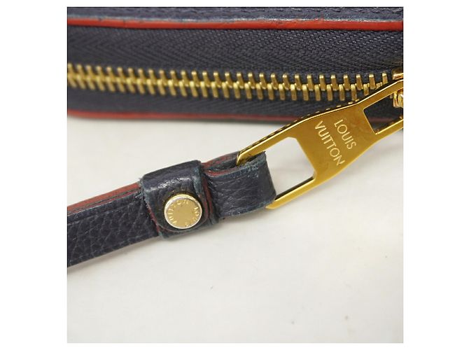 Louis Vuitton Monogram Empreinte Zippy Wallet Rot - Ansicht 7