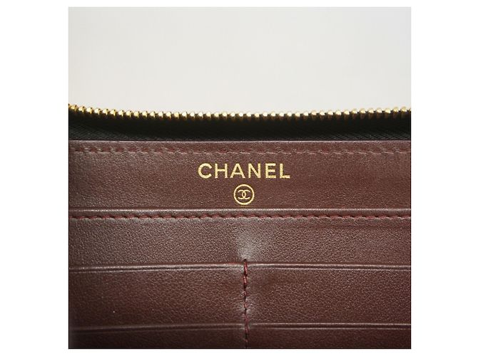 Cartera larga Chanel negra Negro - vista 4