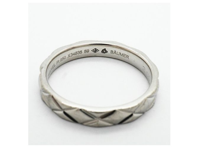 Bague anneau Chanel Matelassé - vue 5