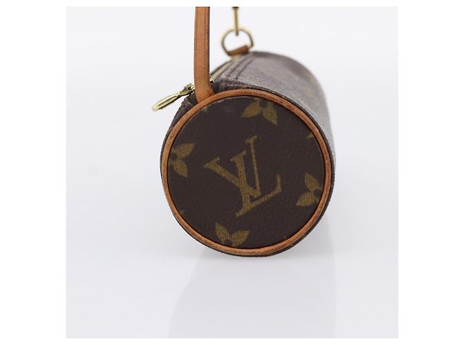 Louis Vuitton Papillon Pochette Monogram Canvas Mini Marrone - vista 3