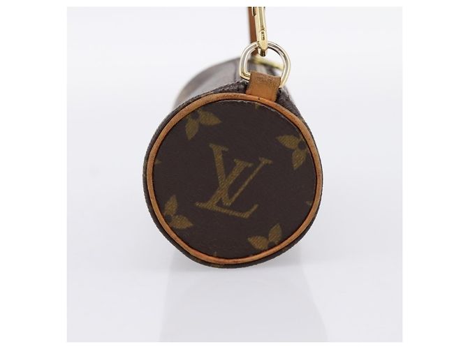 Louis Vuitton Papillon Pochette Monogram Canvas Mini Marrone - vista 4
