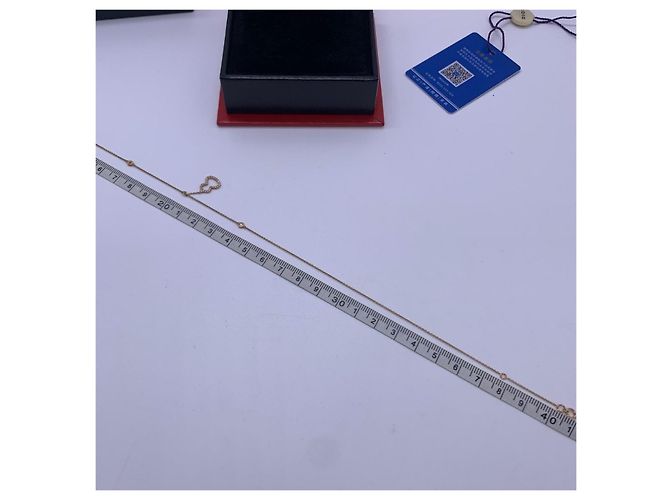Autre Marque Collana Qeelin Kirin Petite Wulu in Oro 18k e Diamanti D'oro - vista 8
