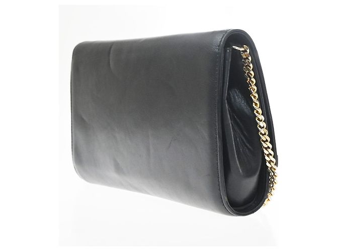 Céline Celine Flap Shoulder Leather Nero - vista 4