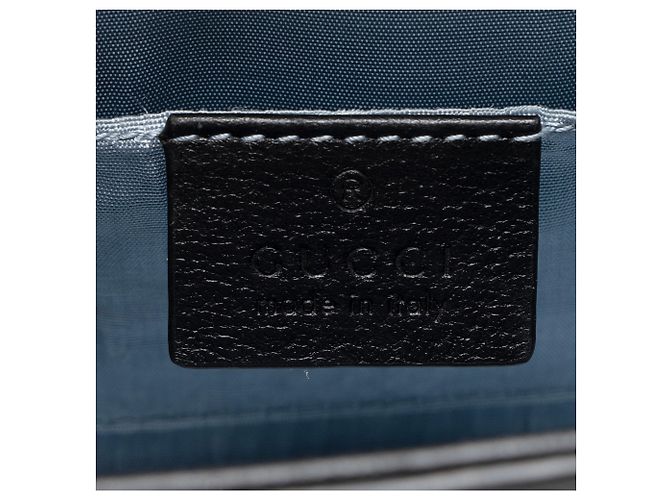 Gucci Calfskin Bee & Star Sylvie Mini Top Handle Nero - vista 8