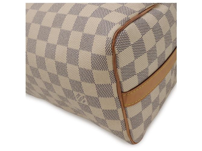 Borsa Louis Vuitton Speedy Bandouliere Marrone Beige - vista 3