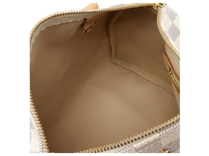 Borsa Louis Vuitton Speedy Bandouliere Marrone Beige - vista 8