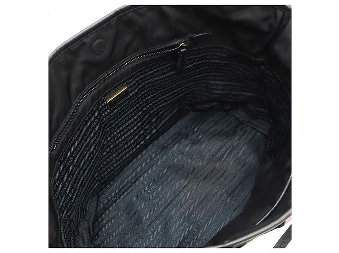 Saco Tote Prada Motif Cinto Preto - vista 5