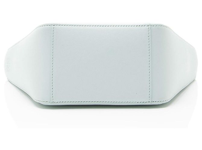 Borsa a tracolla Mini Hammock in pelle di vitello Loewe Blu - vista 4