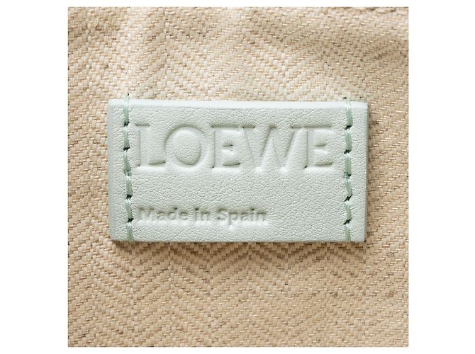 Borsa a tracolla Mini Hammock in pelle di vitello Loewe Blu - vista 8