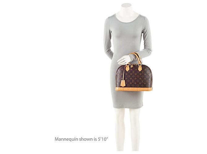 Louis Vuitton Monogram Canvas Alma PM Satchel Braun - Ansicht 5
