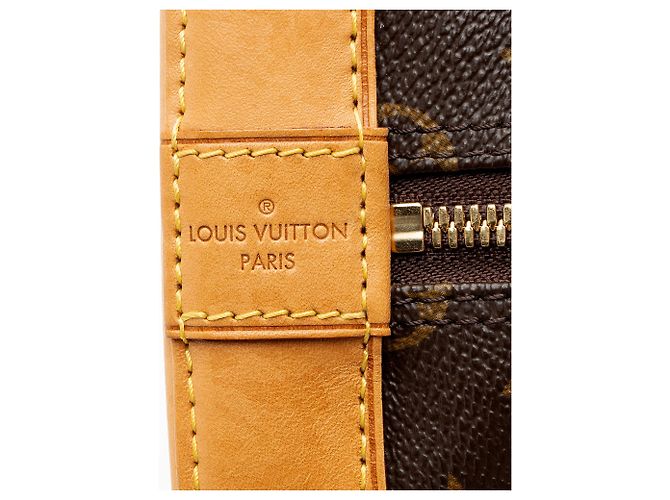 Louis Vuitton Monogram Canvas Alma PM Satchel Braun - Ansicht 8