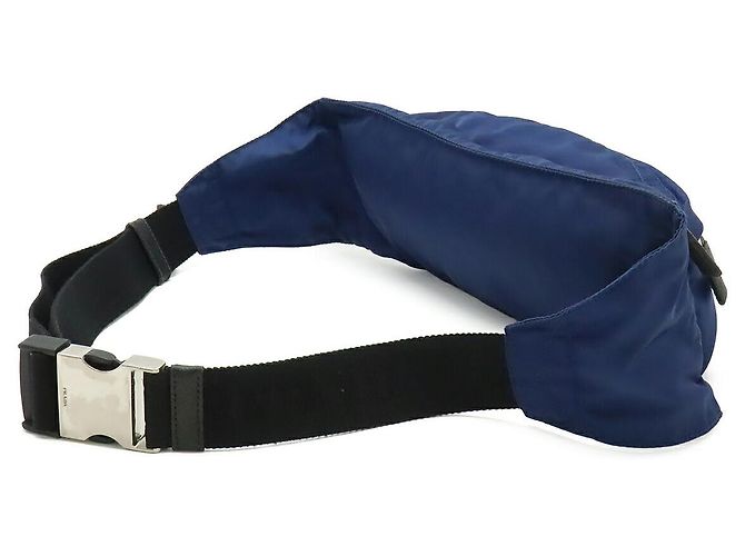 Prada Gürteltasche mit Triangle-Logo Blau - Ansicht 2