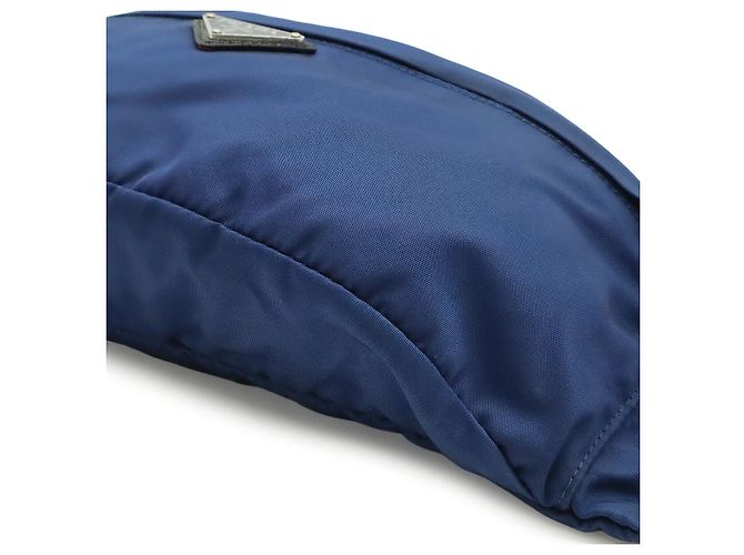 Prada Gürteltasche mit Triangle-Logo Blau - Ansicht 3