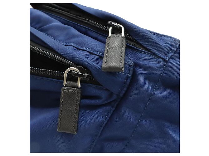 Prada Gürteltasche mit Triangle-Logo Blau - Ansicht 7