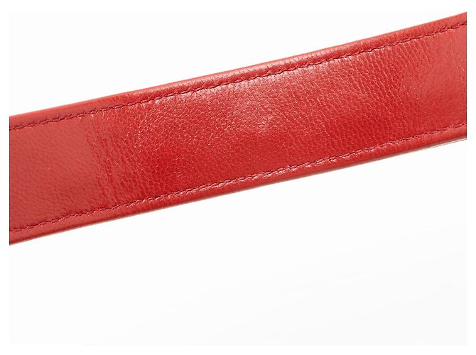 Gabrielle Borsa a tracolla Chanel 19 Medium Flap in pelle di agnello Rosso - vista 10