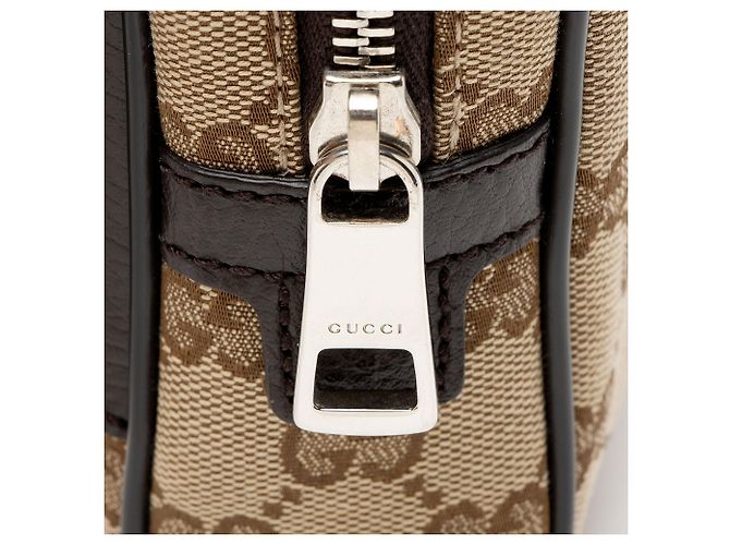 Borsa cintura Gucci GG Canvas Marrone Beige - vista 10