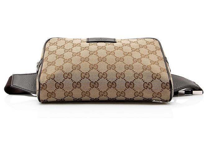 Borsa cintura Gucci GG Canvas Marrone Beige - vista 4