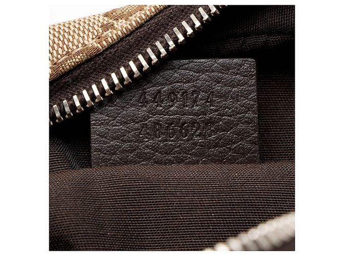 Borsa cintura Gucci GG Canvas Marrone Beige - vista 6