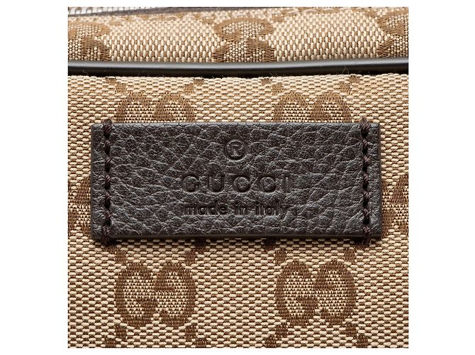 Borsa cintura Gucci GG Canvas Marrone Beige - vista 9