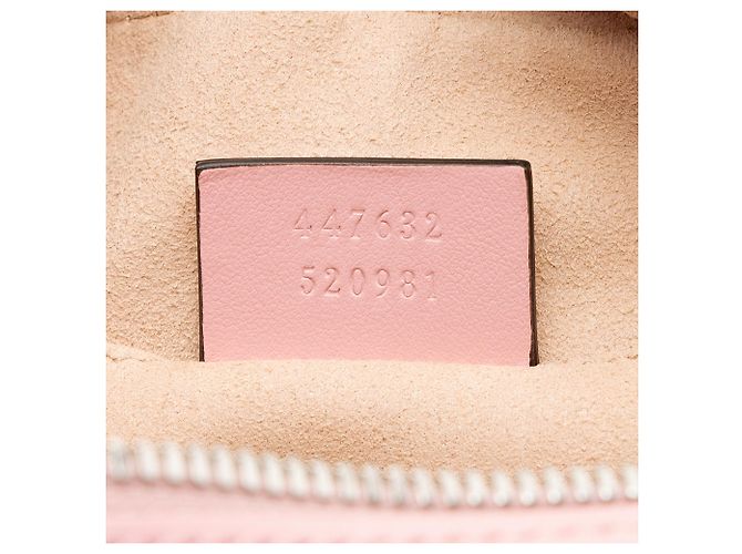 Borsa piccola GG Marmont in pelle matelassé Gucci Rosa - vista 6