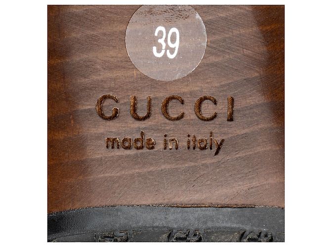 Sandali platform Charlotte in pelle Nappa Gucci - Size 9 / 39 Marrone - vista 6