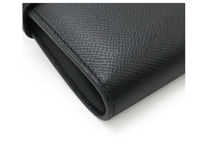 Hermès Portafoglio Hermes Kelly Long Nero - vista 3