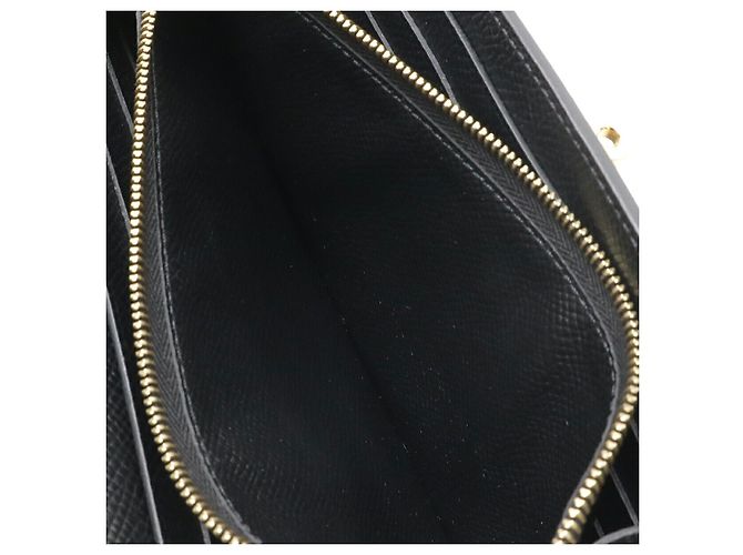 Hermès Portafoglio Hermes Kelly Long Nero - vista 6