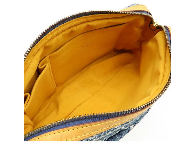 Louis Vuitton Monogram Denim Gürteltasche Blau - Ansicht 5