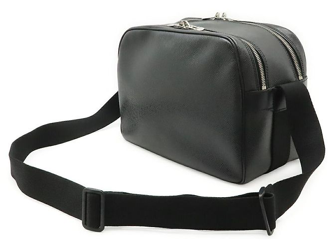 Borsa Louis Vuitton Taiga Reporter PM Nero - vista 2
