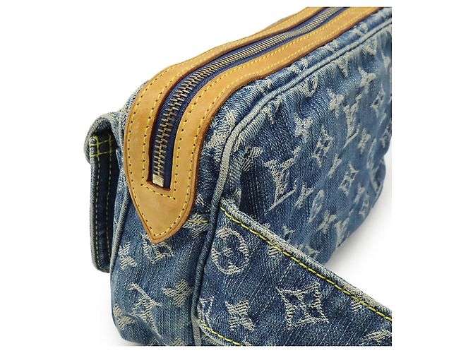 Borsello da cintura Louis Vuitton Monogram Denim Blu - vista 4