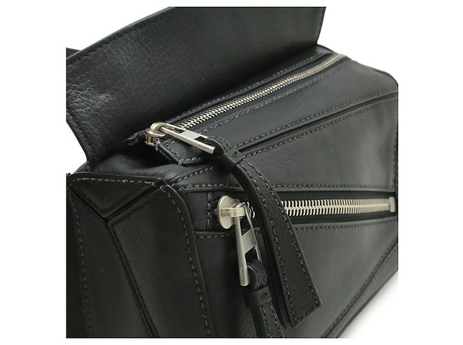 Loewe Puzzle Bum Bag Mini Preto - vista 6