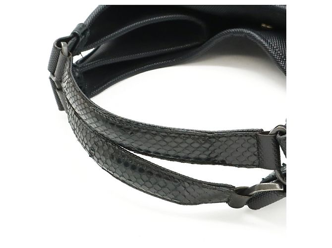 Borsa a tracolla Bottega Veneta Campana Nero - vista 6