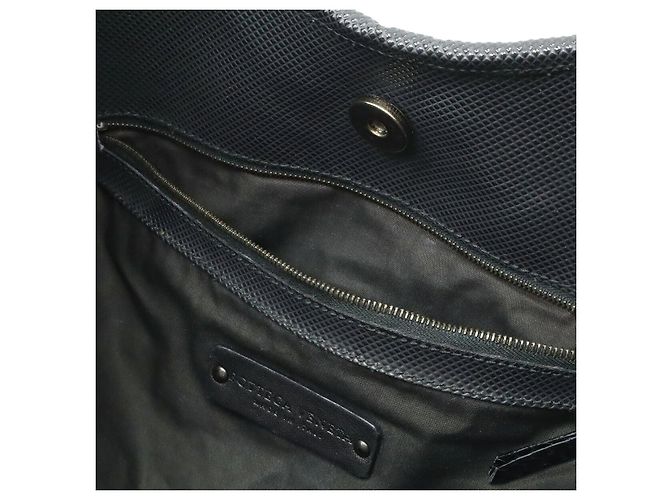 Borsa a tracolla Bottega Veneta Campana Nero - vista 8