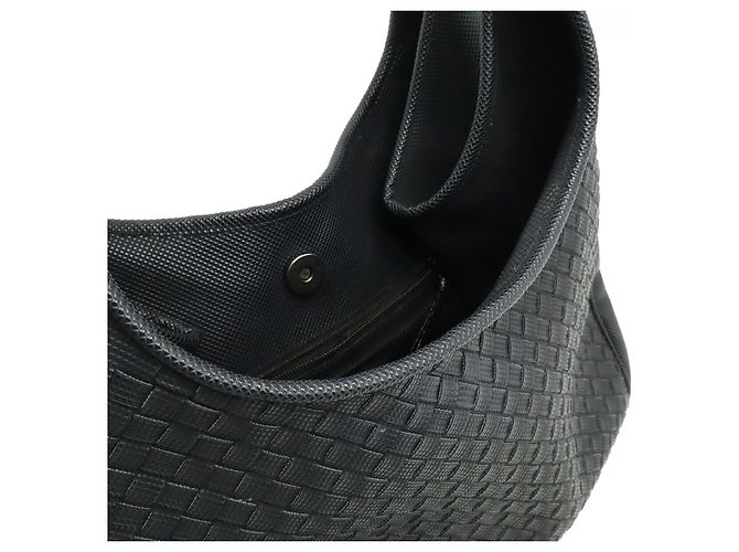 Borsa a tracolla Bottega Veneta Campana Nero - vista 9