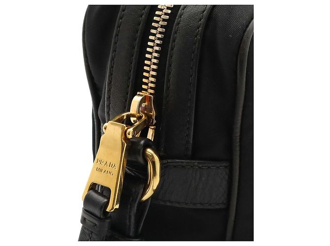 Prada Borsa crossbody con logo triangolare Nero - vista 5