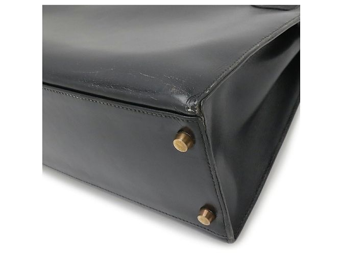 Borsa Hermès Kelly Nera in Pelle Nero - vista 3