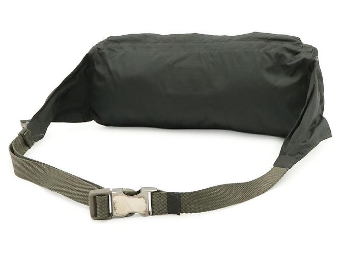 Bolsa de cintura Prada com logótipo triangular Cinza - vista 2