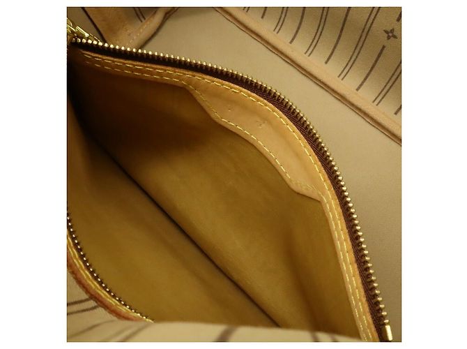 Borsa Tote Louis Vuitton Neverfull Marrone - vista 6