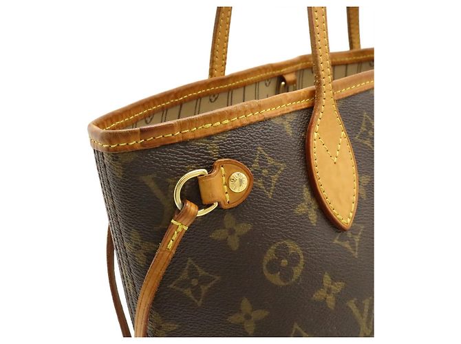 Borsa Tote Louis Vuitton Neverfull Marrone - vista 7
