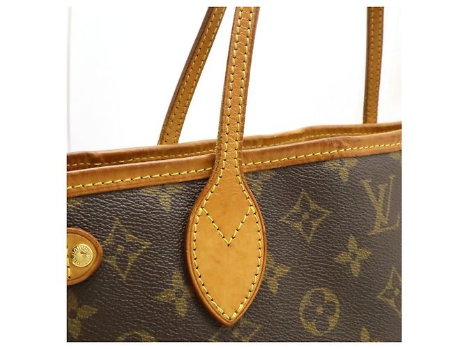Borsa Tote Louis Vuitton Neverfull Marrone - vista 8