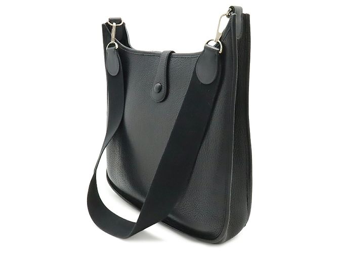 Hermès Borsa a tracolla Evelyne I Nero - vista 2