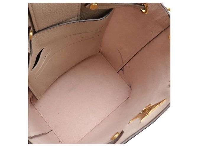 Bucket Louis Vuitton Borsa a secchiello Nano Lockme Marrone Beige - vista 6