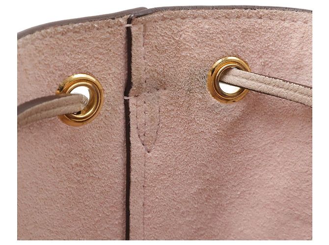 Bucket Louis Vuitton Borsa a secchiello Nano Lockme Marrone Beige - vista 8
