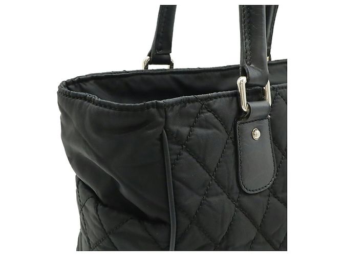 2.55 Borsa Tote Chanel Paris-New York Matelasse Nero - vista 7