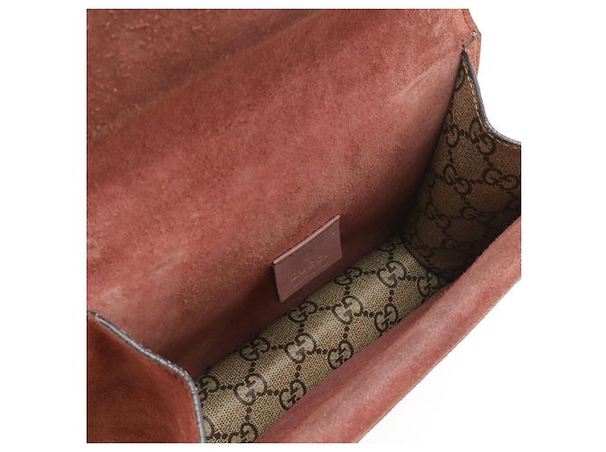 Borsa Mini Gucci Dionysus GG Blooms Marrone Beige - vista 5