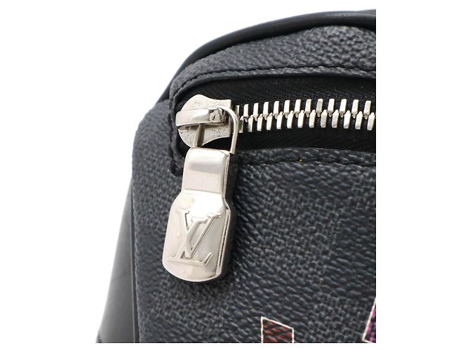 Borsello da cintura Louis Vuitton Damier Graphite Giallo - vista 5