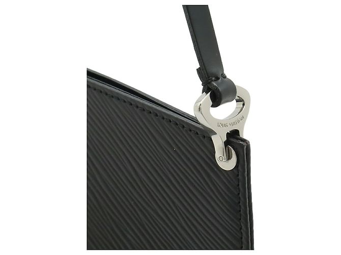 Louis Vuitton Borsa a Tracolla Pochette Demi Lune Nero - vista 4