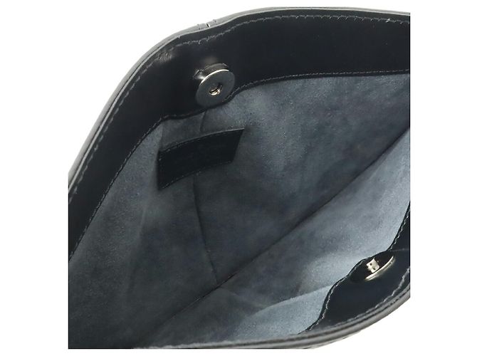 Louis Vuitton Borsa a Tracolla Pochette Demi Lune Nero - vista 6