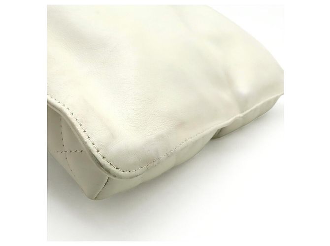 Borsa a tracolla Chanel Cambon Line Bianco - vista 3