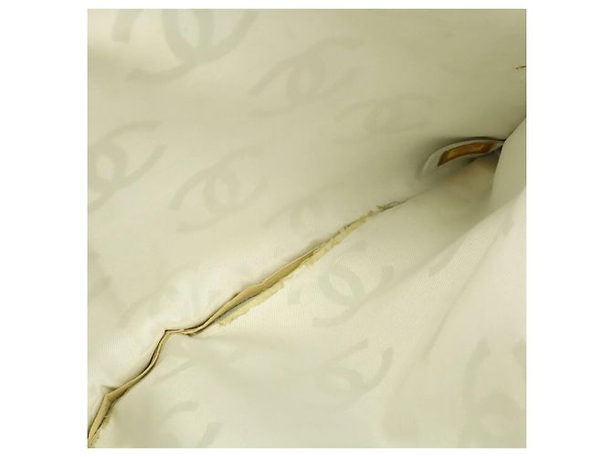 Borsa a tracolla Chanel Cambon Line Bianco - vista 7